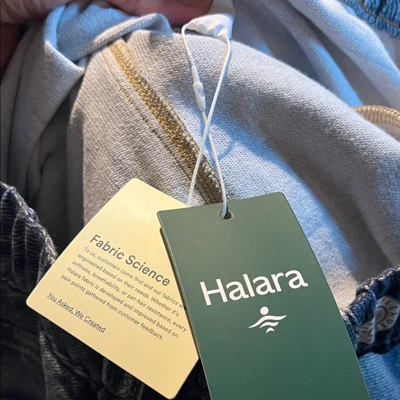 HALARA Wide-Leg Sweat Pant Jeans in Dark Blue Fade - Picture 12 of 12